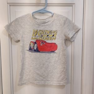 Disney Pixar cars lightning McQueen shirt size 2t